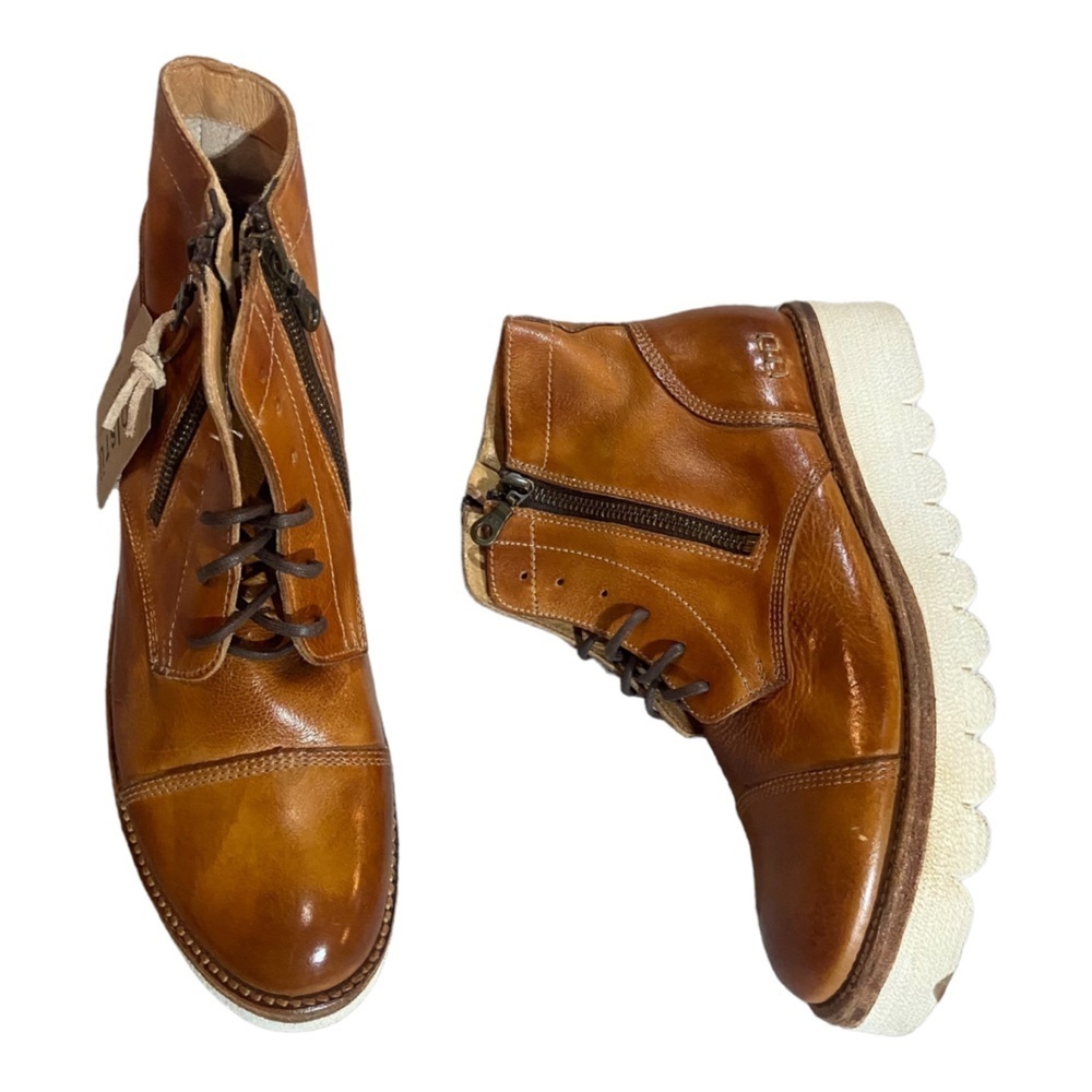 Bed Stu Lincoln Boots Rustic Tan Sz 9M NEW